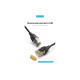 Патч-корд 0.5м, UTP cat 6A RJ-45 slim black Vention (IBIBD)