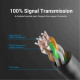 Патч-корд 1м, UTP cat 6A RJ-45 slim black Vention (IBIBF)