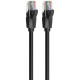 Патч-корд 1.5м, UTP cat 6 RJ-45 flat black Vention (IBJBG)