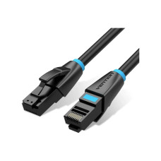 Патч-корд 1м, UTP cat 6 RJ-45 black Vention (IBKBF)