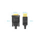 Патч-корд 2м, S/FTP cat 6 RJ-45 Extension black Vention (IBLBH)