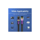 Патч-корд 0.5м, FTP cat 7 RJ-45 black Vention (ICABD)