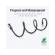 Патч-корд 0.5м, S/FTP cat 7 RJ-45 black Vention (ICDBD)