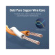 Патч-корд 1м, S/FTP cat 7 RJ-45 black Vention (ICDBF)