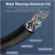 Патч-корд 1.5м, S/FTP cat 7 RJ-45 black Vention (ICDBG)