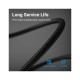 Патч-корд 1м, S/FTP cat 8 RJ-45 COPPER black Vention (IKGBF)