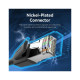 Патч-корд 8м, S/FTP cat 8 RJ-45 black Vention (IKKBK)