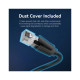 Патч-корд 8м, S/FTP cat 8 RJ-45 black Vention (IKKBK)