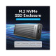 Кишеня зовнішня Vention SSD M.2 (NVME) M-key USB Type-C 3.2 10Gbps Heat Sink Aluminum (KPKH0)