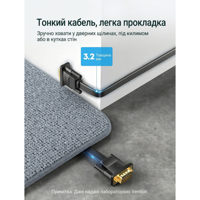 Дата кабель USB-C to Lightning 1.0m 3A white Vention (LAJWF)