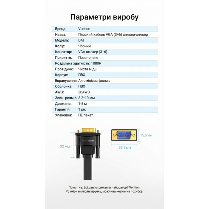 Дата кабель USB-C to Lightning 1.0m 3A white Vention (LAJWF)