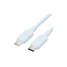 Дата кабель USB-C to Lightning 1.0m PD27W PVC blue Vention (LAKSF)