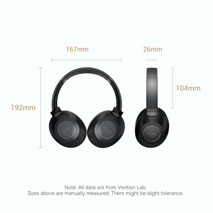 Навушники Vention S11 SoundMate Wireless Black (NBBB0)
