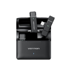 Мікрофон Vention USB-C 2-Pack Wireless Lavalier with Charging Case (NCAB0)