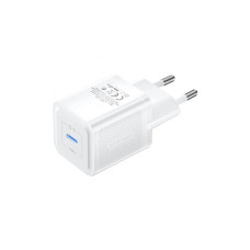 Зарядний пристрій Vention 1xUSB-C PD20W GaN + cable USB-C to USB-C white (TZ-FEPW0-EU-01)