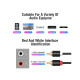 Кабель мультимедійний 2xRCA M to 2xRCA M 1.0m black Vention (VAB-R06-B100)