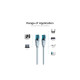 Патч-корд 0.75м UTP cat 5e RJ-45 blue Vention (VAP-A10-S075)