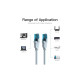 Патч-корд 2м, UTP cat 5e RJ-45 blue Vention (VAP-A10-S200)