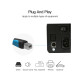 Кабель для принтера USB 2.0 AM/BM 1.0m black Vention (VAS-A16-B100)