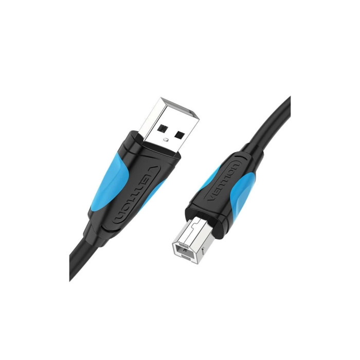 Кабель для принтера USB 2.0 AM/BM 1.5m black Vention (VAS-A16-B150)