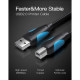 Кабель для принтера USB 2.0 AM/BM 2.0m black Vention (VAS-A16-B200)