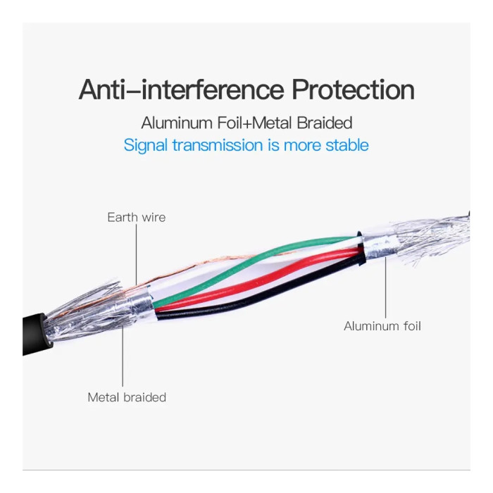 Кабель для принтера USB 2.0 AM/BM 2.0m black Vention (VAS-A16-B200)