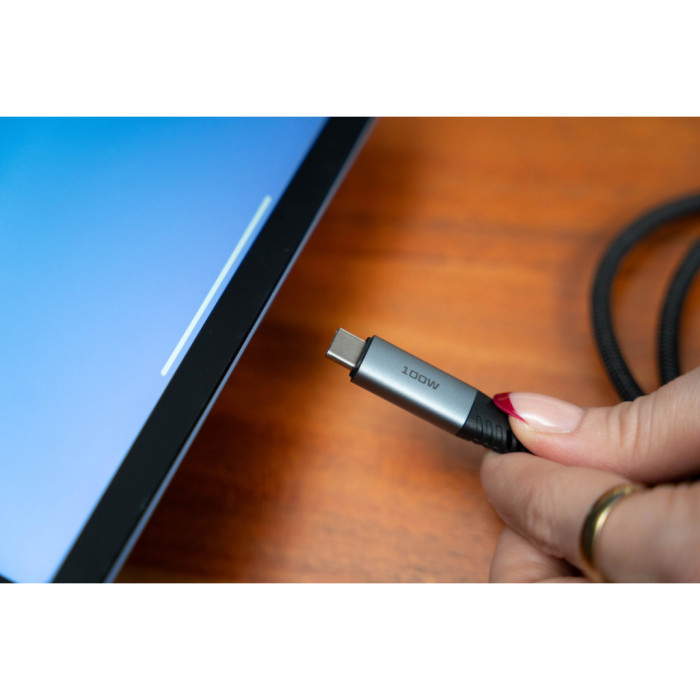 Дата кабель USB-C to USB-C 1.2m 100W black Verbatim (31846)