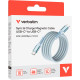 Дата кабель USB-C to USB-C 1.2m Magnetic 60W blue Verbatim (31852)