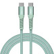 Дата кабель USB-C to USB-C 1.2m Magnetic 100W green Verbatim (31855)