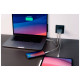Зарядний пристрій Verbatim GaN 65 W 3 ports (2xUSB-C-65 W /USB-A -3.0) (32201)