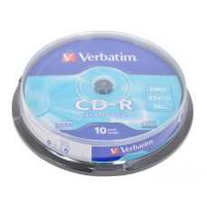 Диск CD Verbatim CD-R 700Mb 52x Cake box 10шт Extra (43437)