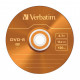 Диск DVD Verbatim 4.7Gb 16X Slim case 5 шт Color (43557)