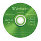 Диск DVD Verbatim 4.7Gb 16X Slim case 5 шт Color (43557)