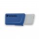 USB флеш накопичувач Verbatim 2x32GB Store 'n' Click Red/Blue USB 3.2 (49308)