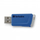 USB флеш накопичувач Verbatim 2x32GB Store 'n' Click Red/Blue USB 3.2 (49308)