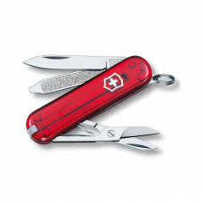 Ніж Victorinox Classic SD Transparent Red (0.6223.TB1)