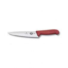 Кухонний ніж Victorinox Fibrox Carving 25 см Red (5.2001.25)