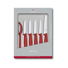 Набір ножів Victorinox SwissClassic Paring Set 6 шт Red (6.7111.6G)