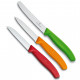 Набір ножів Victorinox SwissClassic 3 шт Red, Orange. Green (6.7116.32)