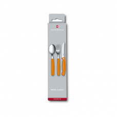 Набір столових приборів Victorinox SwissClassic Table Set 3 шт Orange (6.7192.F9)