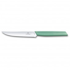 Кухонний ніж Victorinox Swiss Modern SteakPizza 12см Mint (6.9006.12W41)