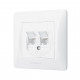 Комп'ютерна розетка Videx BINERA CAT6+CAT3 (VF-BNSK2PC6TF3)