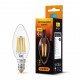 Лампочка Videx Filament C37F 6W E14 4100K 220V (VL-C37F-06144)