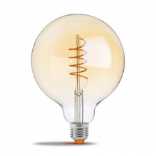 Лампочка Videx Filament G125FASD 5W E27 2200K 220V (VL-G125FASD-05272)