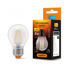 Лампочка Videx LED Filament G45FMD 4W E27 4100K дімерна (VL-G45FMD-04274)