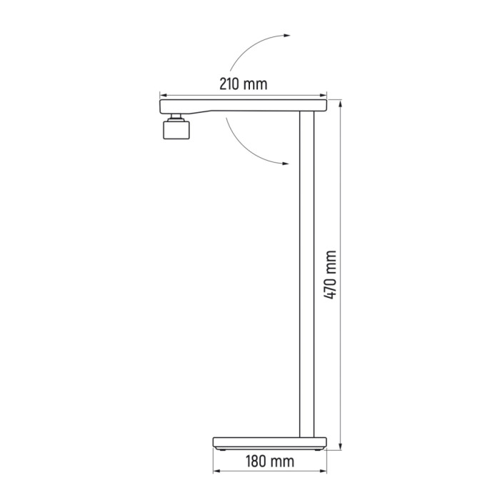 Настільна лампа Videx 18W 3000-6000K 230V White (VL-TF22W)