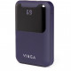 Батарея універсальна Vinga 10000 mAh Display soft touch purple (BTPB0310LEDROP)