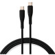 Дата кабель USB-C to USB-C 2.0m 240W Chip Silicon Black Vinga (VCDCCC2242SB)