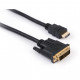 Кабель мультимедійний HDMI to DVI 24+1 3.0m Vinga (VCPHDMIDVI3)