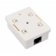 Розетка мережева RJ45x1 UTP cat.5e 8P8C Vinga (VCPRJ45O1NE)